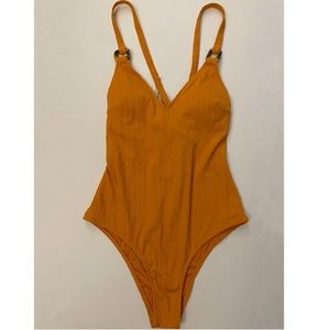 Saoirse Orange One Piece Swimsuit